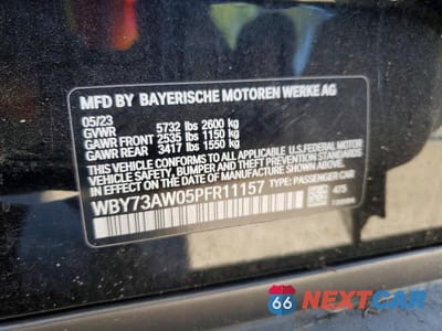 Zdjęcie 13 z 13 samochodu: 2023 BMW I4 EDRIVE 40 VIN:WBY73AW05PFR11157 - miniatura