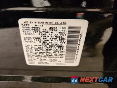 Zdjęcie 13 z 13 samochodu: 2013 NISSAN ROGUE S VIN:JN8AS5MV6DW664148 - miniatura