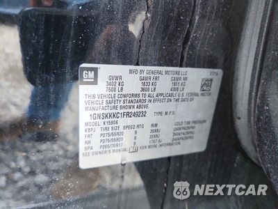Zdjęcie 13 z 13 samochodu: 2015 CHEVROLET SUBURBAN K1500 LTZ VIN:1GNSKKKC1FR249232 - miniatura