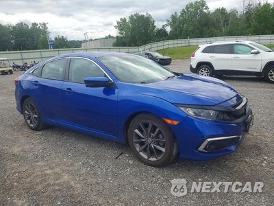 Czwarte zdjęcie samochodu z boku: 2021 HONDA CIVIC EX VIN:19XFC1F35ME208820 - miniatura