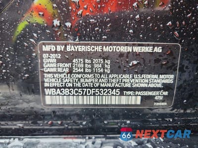 Zdjęcie 12 z 12 samochodu: 2013 BMW 328 XI VIN:WBA3B3C57DF532345 - miniatura