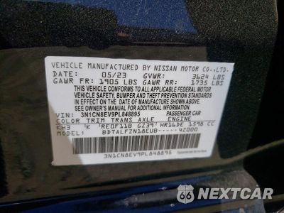 Zdjęcie 12 z 12 samochodu: 2023 NISSAN VERSA SV VIN:3N1CN8EV9PL848895 - miniatura