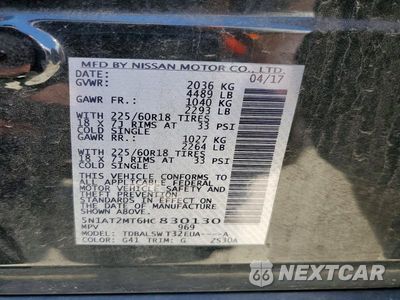 Zdjęcie 13 z 13 samochodu: 2017 NISSAN ROGUE SL VIN:5N1AT2MT6HC830130 - miniatura