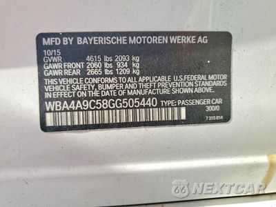 Zdjęcie 12 z 12 samochodu: 2016 BMW 428 I GRAN COUPE SULEV VIN:WBA4A9C58GG505440 - miniatura