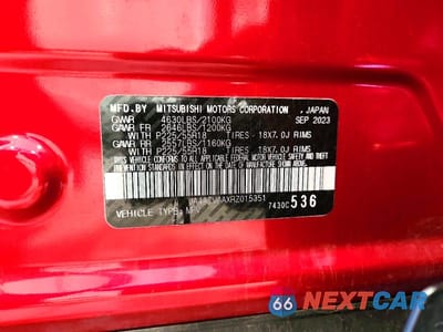 Zdjęcie 13 z 13 samochodu: 2024 MITSUBISHI ECLIPSE CROSS LE VIN:JA4ATVAAXRZ015351 - miniatura