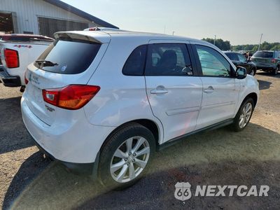 Trzecie zdjęcie samochodu z tyłu: 2014 MITSUBISHI OUTLANDER SPORT ES VIN:4A4AP3AU0EE024398 - miniatura