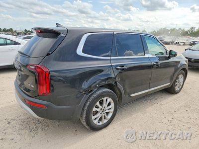Trzecie zdjęcie samochodu z tyłu: 2020 KIA TELLURIDE LX VIN:5XYP24HC7LG015334 - miniatura