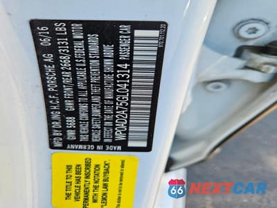Zdjęcie 12 z 12 samochodu: 2016 PORSCHE PANAMERA SE HYBRID VIN:WP0AD2A75GL041314 - miniatura