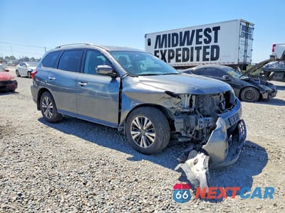 Czwarte zdjęcie samochodu z boku: 2019 NISSAN PATHFINDER SV VIN:5N1DR2MM6KC653008 - miniatura