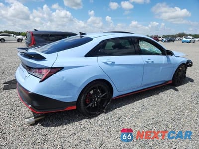 Trzecie zdjęcie samochodu z tyłu: 2026 HYUNDAI ELANTRA N BASE VIN:KMHLW4DK1TU036478 - miniatura