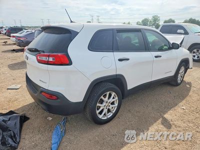 Trzecie zdjęcie samochodu z tyłu: 2014 JEEP CHEROKEE SPORT VIN:1C4PJLAB1EW314595 - miniatura