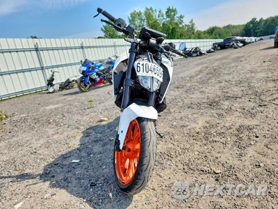 Drugie zdjęcie samochodu z przodu: 2017 KTM 390 DUKE VIN:MD2JPJ402HC212371 - miniatura