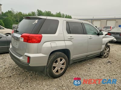 Trzecie zdjęcie samochodu z tyłu: 2016 GMC TERRAIN SLE VIN:2GKFLSEK7G6208261 - miniatura
