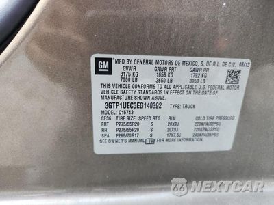 Zdjęcie 12 z 12 samochodu: 2014 GMC SIERRA C1500 SLE VIN:3GTP1UEC5EG140392 - miniatura