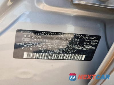 Zdjęcie 12 z 12 samochodu: 2023 HYUNDAI SONATA N LINE VIN:KMHL14JC8PA327059 - miniatura