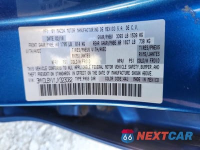 Zdjęcie 12 z 12 samochodu: 2018 TOYOTA YARIS IA BASE VIN:3MYDLBYV1JY323082 - miniatura