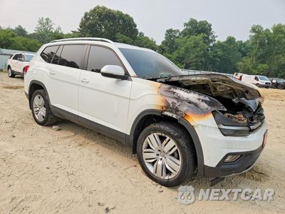 Czwarte zdjęcie samochodu z boku: 2019 VOLKSWAGEN ATLAS SE VIN:1V2UR2CAXKC539779 - miniatura