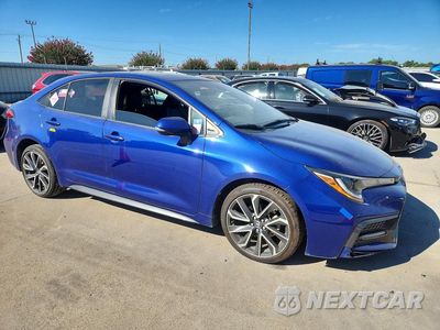 Czwarte zdjęcie samochodu z boku: 2020 TOYOTA COROLLA XSE VIN:JTDT4RCE3LJ010677 - miniatura