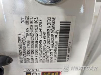 Zdjęcie 13 z 13 samochodu: 2021 HONDA CR-V EX VIN:5J6RW2H55MA016500 - miniatura