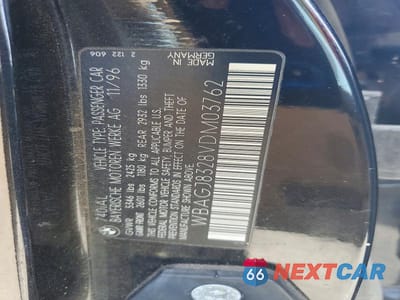 Zdjęcie 12 z 12 samochodu: 1997 BMW 740 IL VIN:WBAGJ8328VDM03762 - miniatura