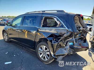 Drugie zdjęcie samochodu z przodu: 2014 HONDA ODYSSEY TOURING VIN:5FNRL5H99EB046854 - miniatura