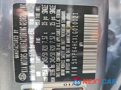 Zdjęcie 14 z 14 samochodu: 2020 KIA TELLURIDE S VIN:5XYP64HCXLG010021 - miniatura