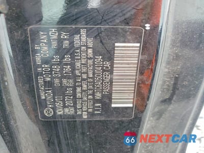 Zdjęcie 12 z 12 samochodu: 2012 HYUNDAI VELOSTER BASE VIN:KMHTC6AD5CU041094 - miniatura