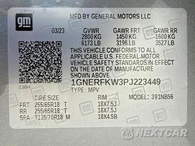 Zdjęcie 15 z 15 samochodu: 2023 CHEVROLET TRAVERSE LS VIN:1GNERFKW3PJ223449 - miniatura