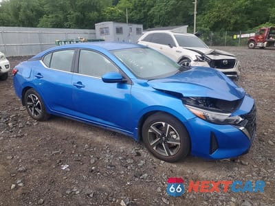 Czwarte zdjęcie samochodu z boku: 2025 NISSAN SENTRA VIN:3N1AB8CV1SY400147 - miniatura