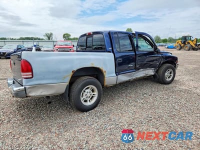 Trzecie zdjęcie samochodu z tyłu: 2000 DODGE DAKOTA QUAD VIN:1B7GL2AN4YS718128 - miniatura