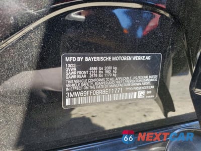 Zdjęcie 13 z 13 samochodu: 2024 BMW 330I VIN:3MW69FF08R8E11771 - miniatura