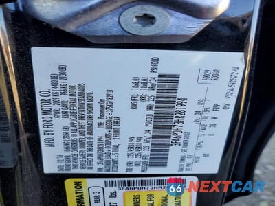 Zdjęcie 12 z 12 samochodu: 2017 FORD FUSION SE VIN:3FA6P0H73HR281994 - miniatura