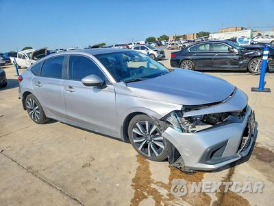 Czwarte zdjęcie samochodu z boku: 2022 HONDA CIVIC EXL VIN:19XFL1H76NE005050 - miniatura