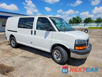 Czwarte zdjęcie samochodu z boku: 2011 GMC SAVANA VIN:1GTW7FCA2B1135281 - miniatura