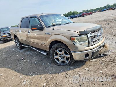 Czwarte zdjęcie samochodu z boku: 2014 FORD F150 SUPERCREW VIN:1FTFW1CT4EKE87851 - miniatura
