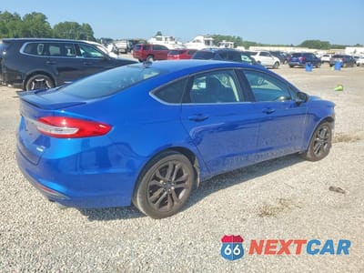 Trzecie zdjęcie samochodu z tyłu: 2018 FORD FUSION SE VIN:3FA6P0HD0JR179032 - miniatura