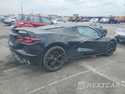 Trzecie zdjęcie samochodu z tyłu: 2021 CHEVROLET CORVETTE STINGRAY 2LT VIN:1G1YB2D46M5106587 - miniatura