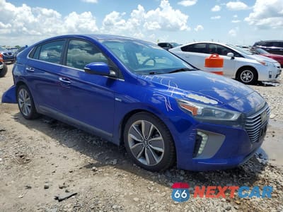 Czwarte zdjęcie samochodu z boku: 2019 HYUNDAI IONIQ LIMITED VIN:KMHC05LC9KU117356 - miniatura