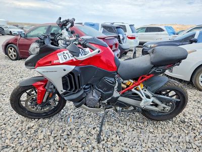 Trzecie zdjęcie samochodu z tyłu: 2022 DUCATI MULTISTRADA V4 VIN:ZDMAALVW2NB010917 - miniatura