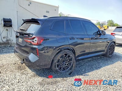 Trzecie zdjęcie samochodu z tyłu: 2022 BMW X3 M VIN:5YM13EC08N9J95618 - miniatura