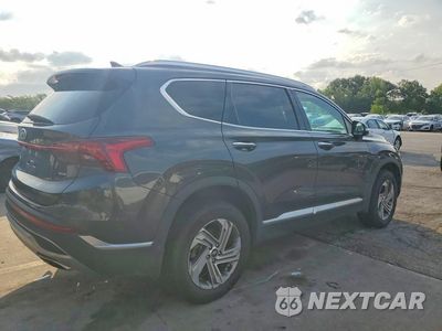 Trzecie zdjęcie samochodu z tyłu: 2022 HYUNDAI SANTA FE SEL VIN:5NMS6DAJXNH379490 - miniatura