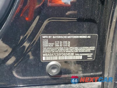 Zdjęcie 12 z 12 samochodu: 2015 BMW 528 XI VIN:WBA5A7C55FD624538 - miniatura