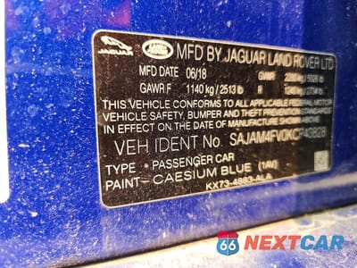 Zdjęcie 12 z 12 samochodu: 2019 JAGUAR XE S VIN:SAJAM4FV0KCP43828 - miniatura