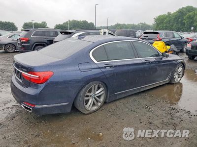 Trzecie zdjęcie samochodu z tyłu: 2018 BMW 750 XI VIN:WBA7F2C58JG423821 - miniatura