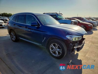 Czwarte zdjęcie samochodu z boku: 2020 BMW X3 SDRIVE30I VIN:5UXTY3C00L9C60600 - miniatura