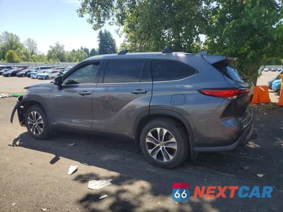 Drugie zdjęcie samochodu z przodu: 2020 TOYOTA HIGHLANDER HYBRID XLE VIN:5TDHBRCH3LS509004 - miniatura