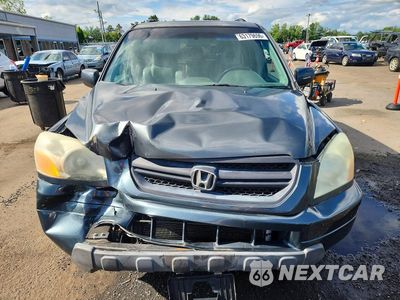 Piąte zdjęcie samochodu w środku: 2005 HONDA PILOT EXL VIN:2HKYF18545H542896 - miniatura