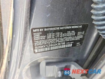 Zdjęcie 14 z 14 samochodu: 2016 BMW X3 XDRIVE35I VIN:5UXWX7C59G0K36788 - miniatura