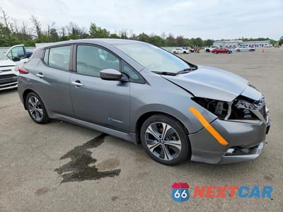 Czwarte zdjęcie samochodu z boku: 2019 NISSAN LEAF SV VIN:1N4AZ1CP3KC306027 - miniatura