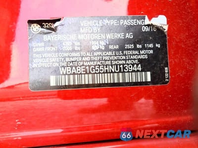 Zdjęcie 12 z 12 samochodu: 2017 BMW 320 I VIN:WBA8E1G55HNU13944 - miniatura